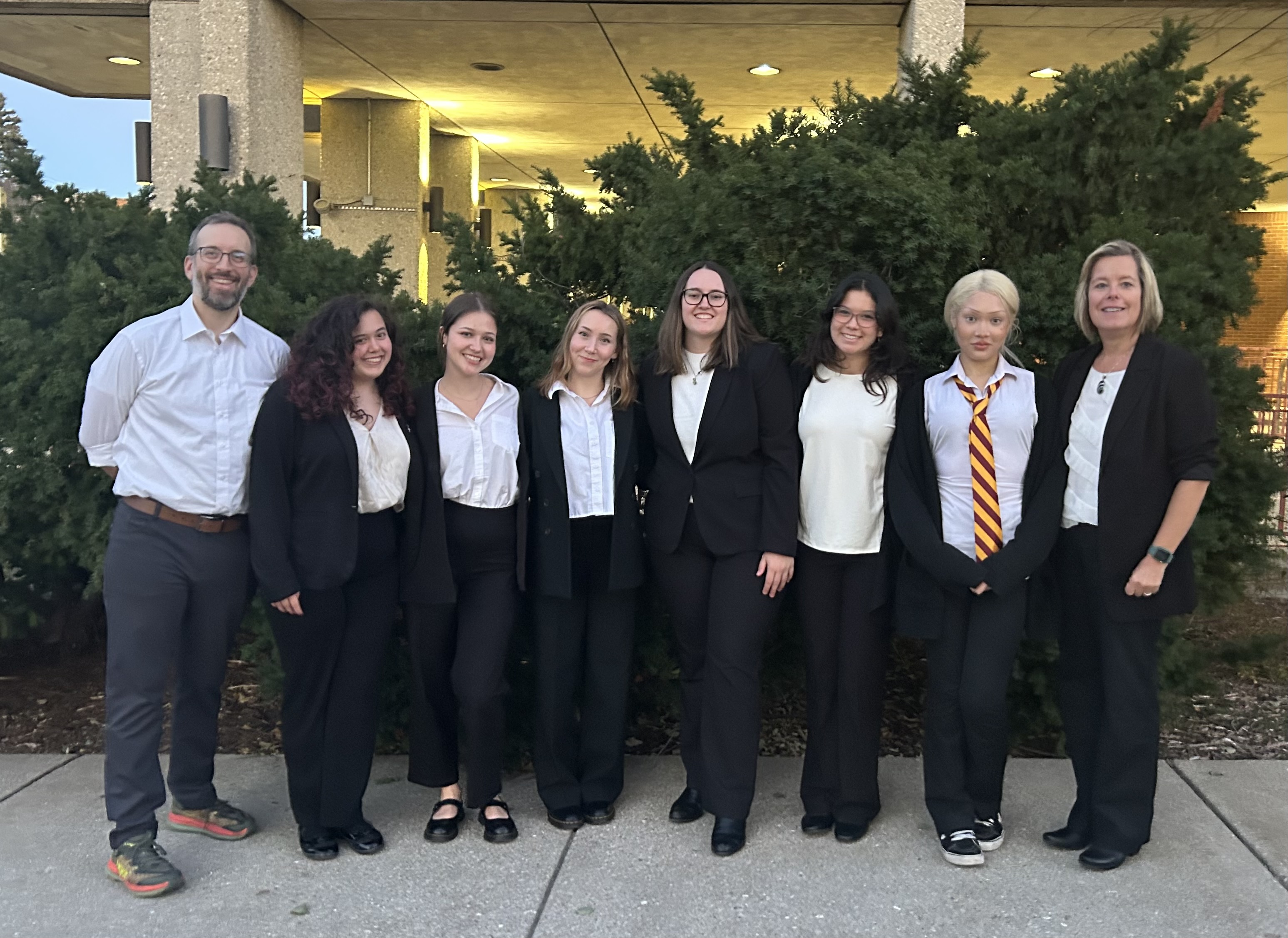 Members of Loyola's 2026-26 Ethics Bowl team