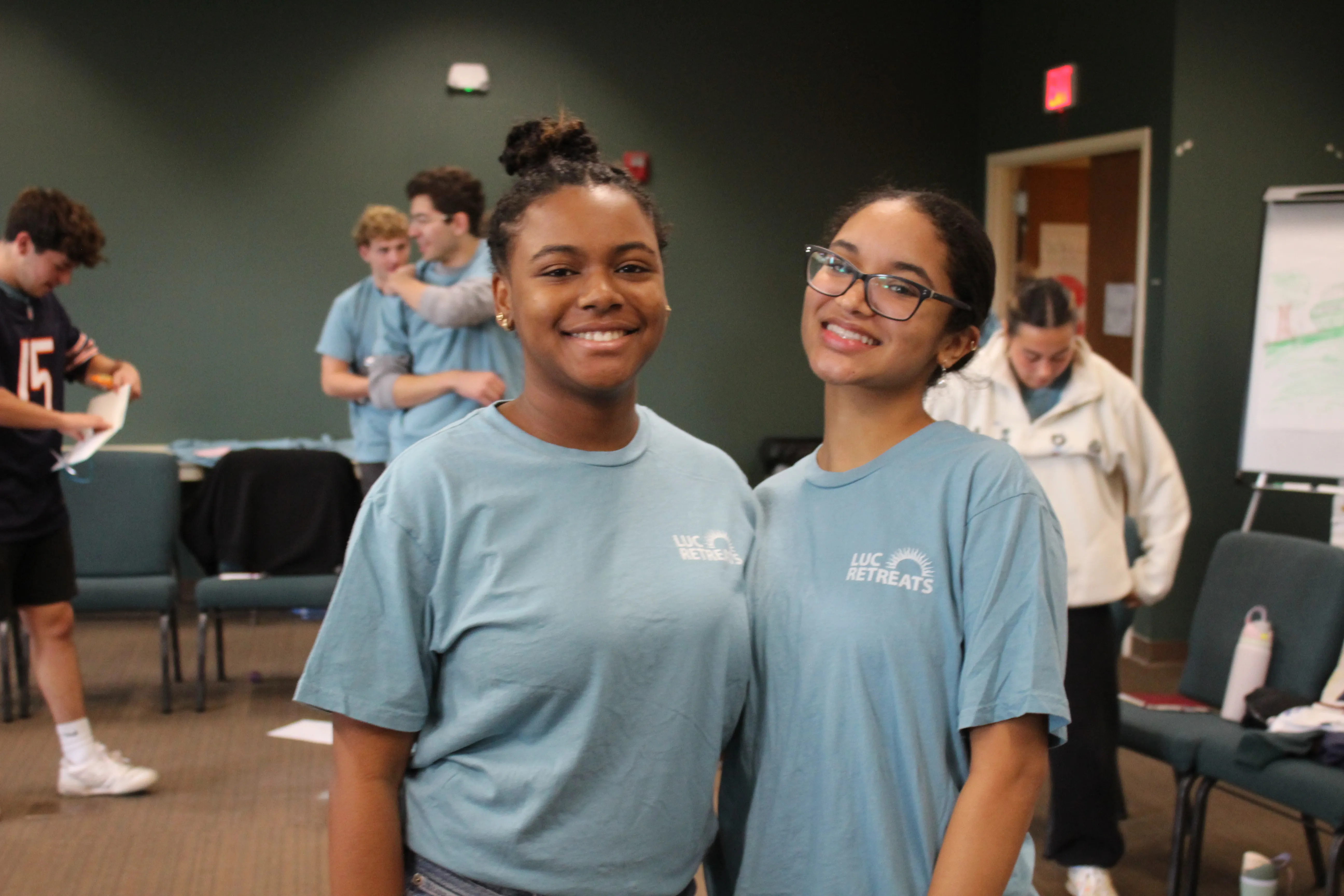 Ella (right) with a friend made on 360!