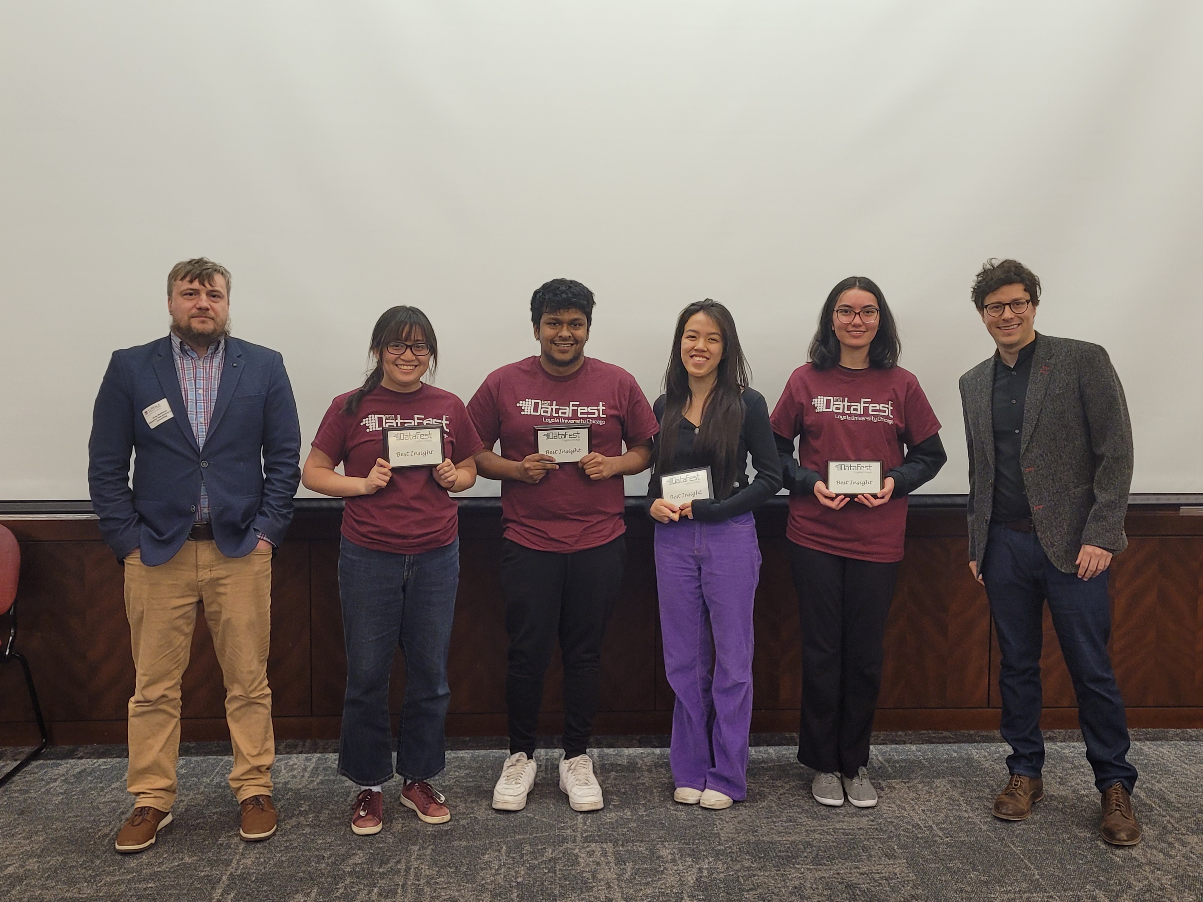 DataFest at Loyola University Chicago award winners