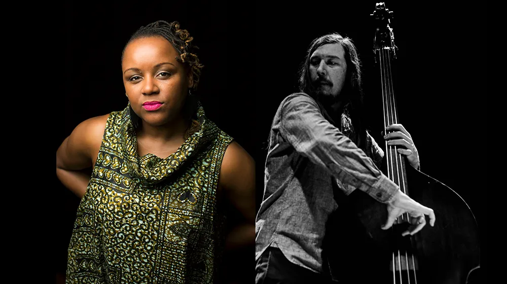 Vershawn Sanders-Ward, an Instructor of Dance, and Matt Ulery, an Instructor of Bass in the Department of Fine and Performing Arts