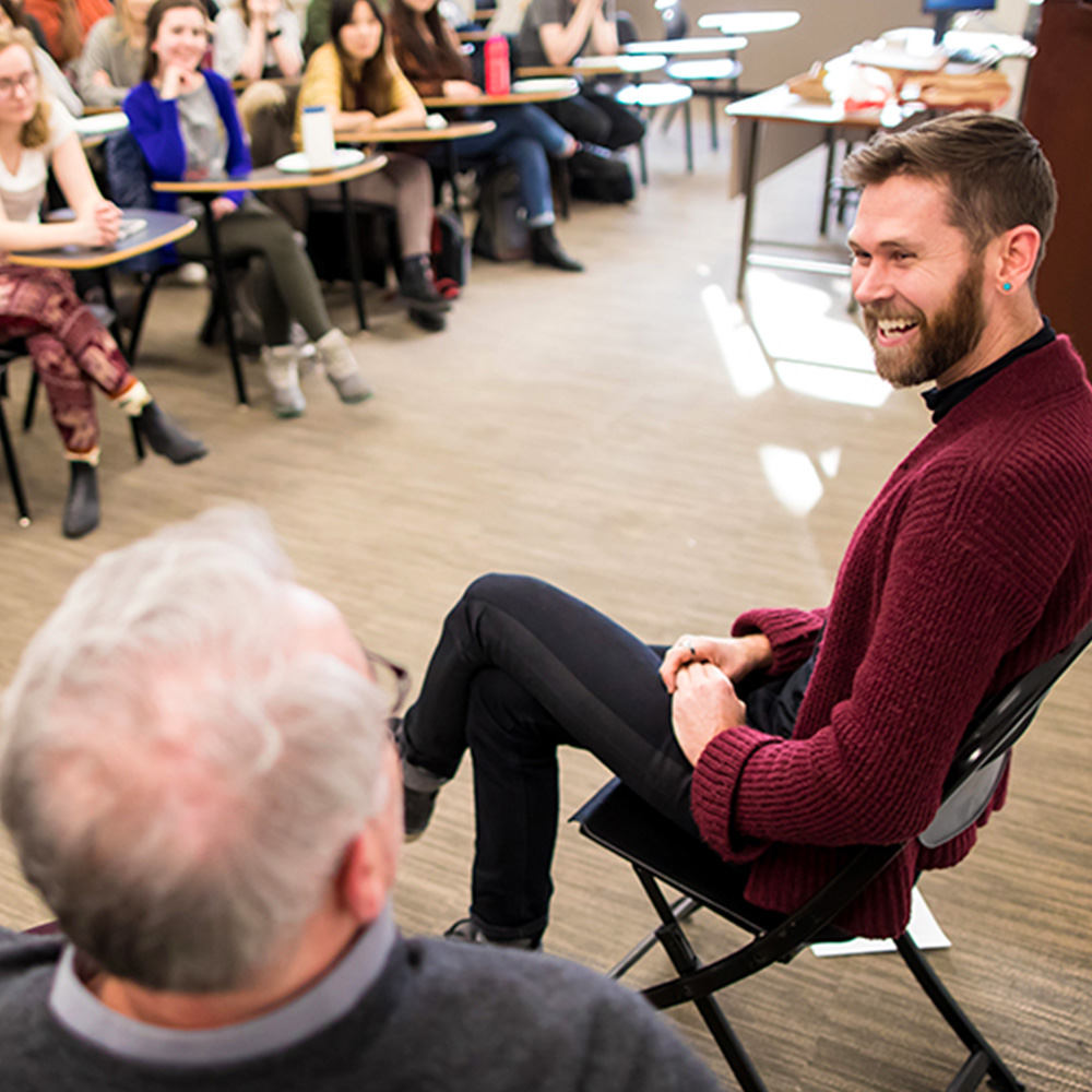 Loyola Chicago College of Arts and Sciences alumnus Philip Dawkins (BA, Class of 2002)