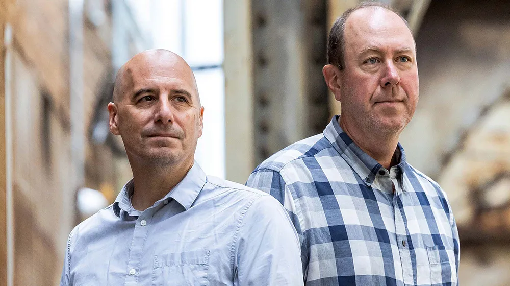 Professor Don Stemen, PhD and Professor David Olson, PhD,  Chicago Center for Criminal Justice Co-Directors stand shoulder to shoulder