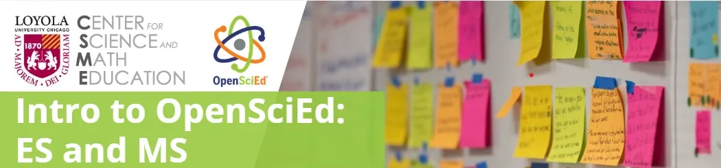 Intro to OpenSciEd: ES and MS