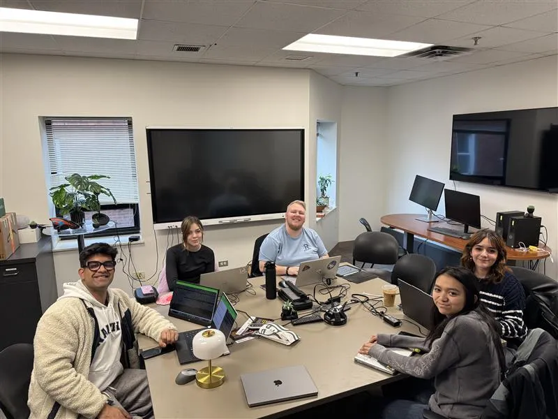 Students preparing for CyberGames