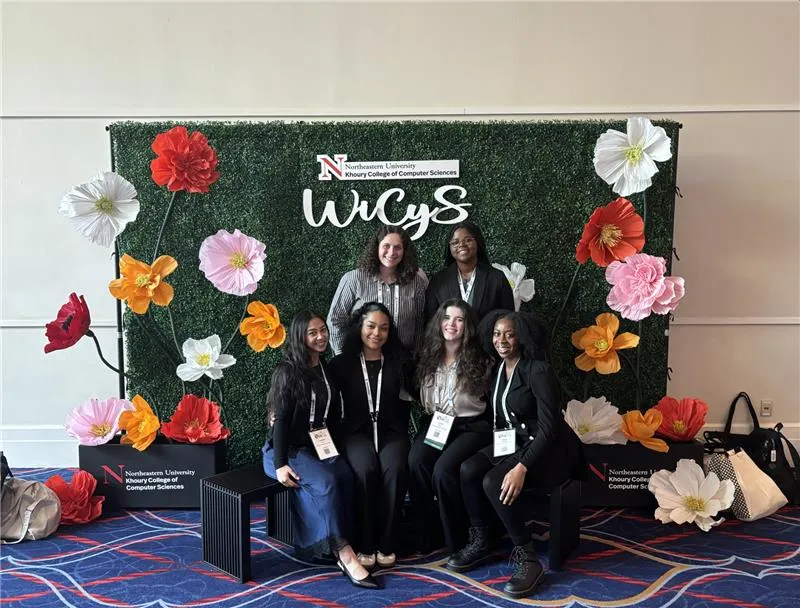 Students in Women in Cybersecurity Club