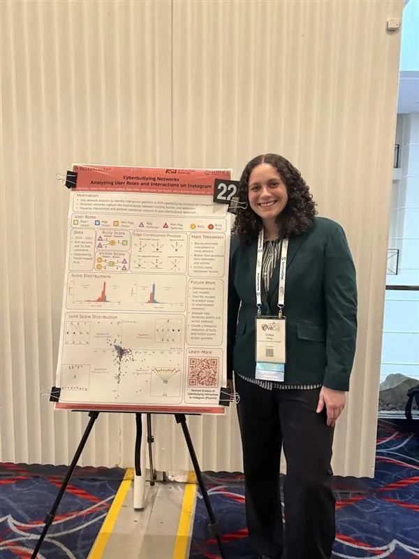 Chloe Kilroy at WiCyS 