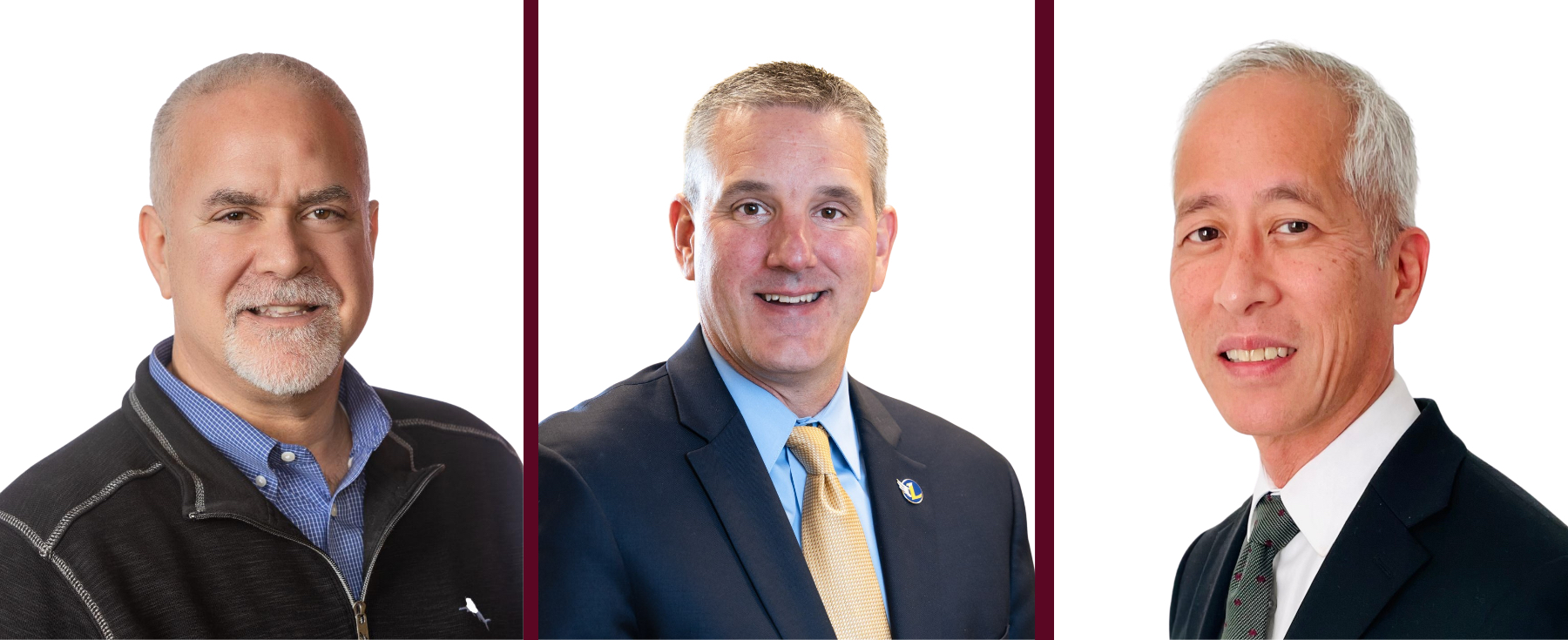 The three speakers who comprise the October 8, 2025, Wozniack Lecture Series