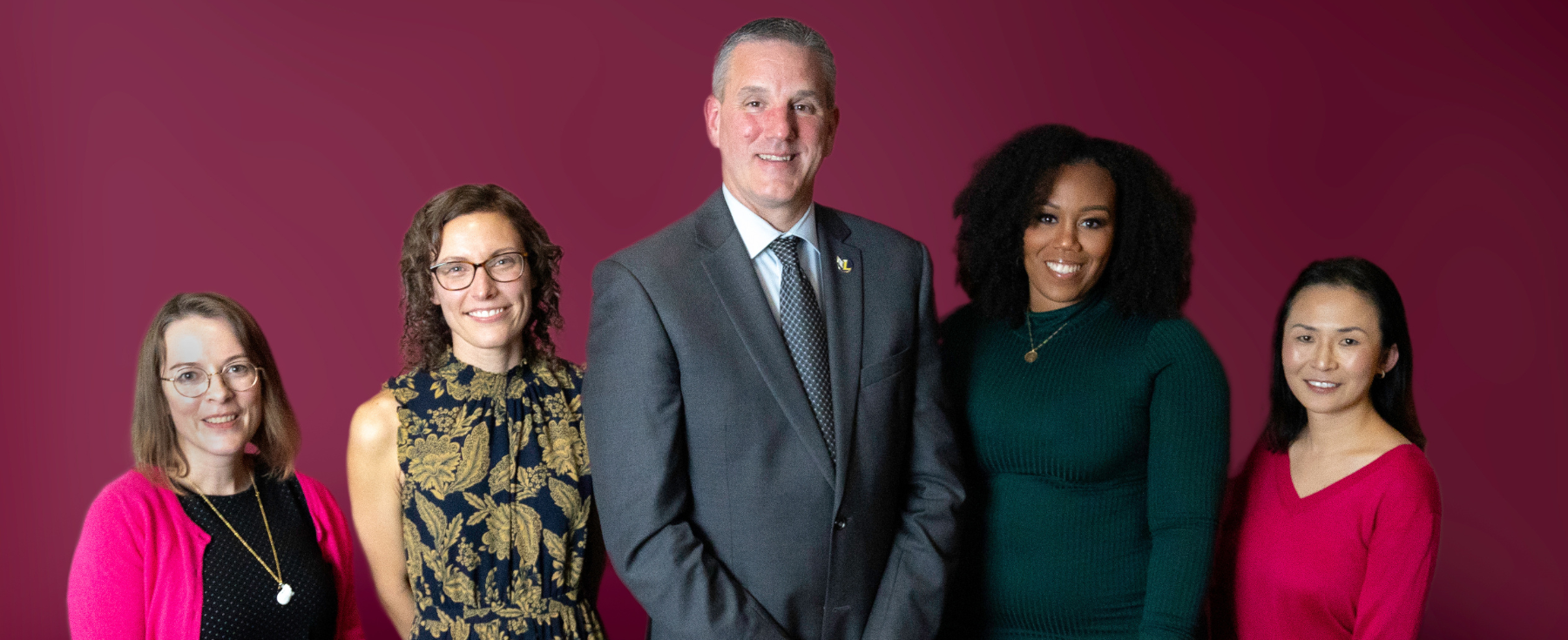 Aerial view of Loyola's Lake Shore Campus during the fall.