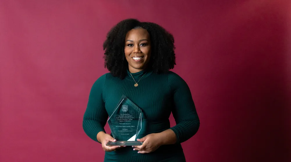 Headshot of Ayanna Williams, 2023 SOE Distinguished Alumnus Headshot of Ayanna Williams, 2023 SOE Distinguished Alumnus