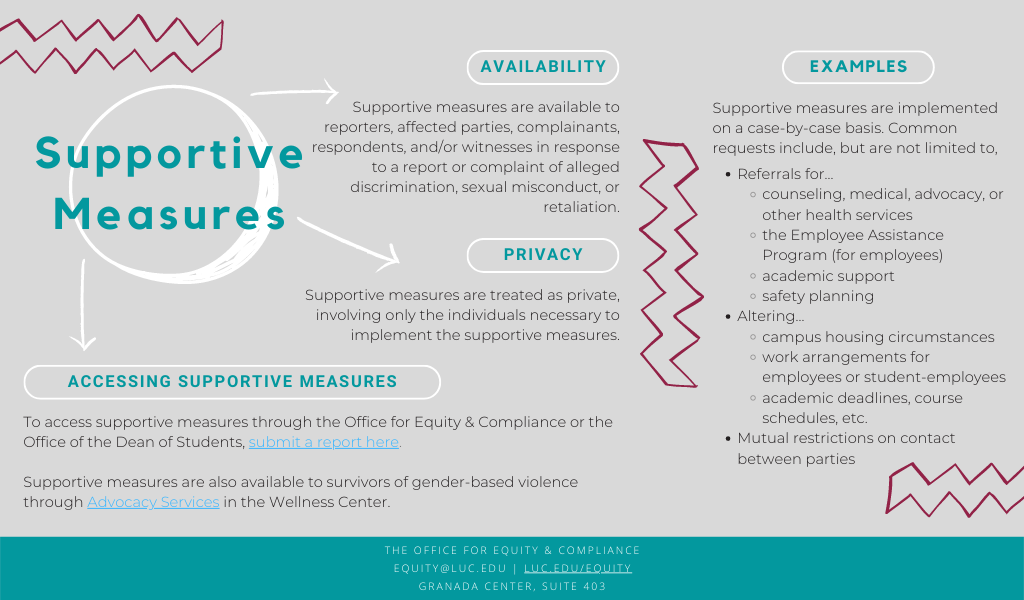 Supportive Measures overview flyer