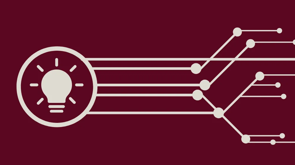 lightbulb in circle of computer circuitry flow out lightbulb in circle of computer circuitry flow out