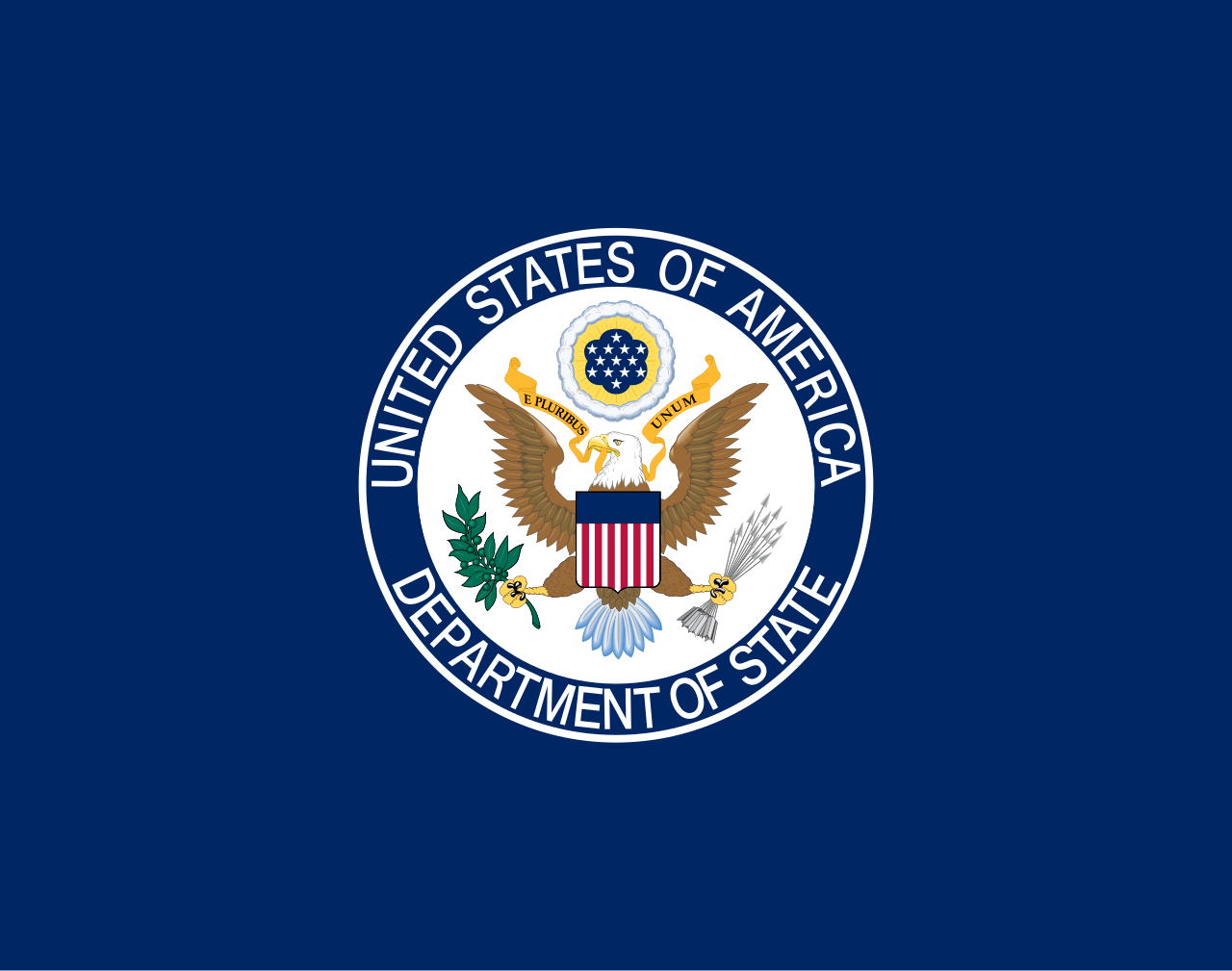 Flag of the United States Department of State.