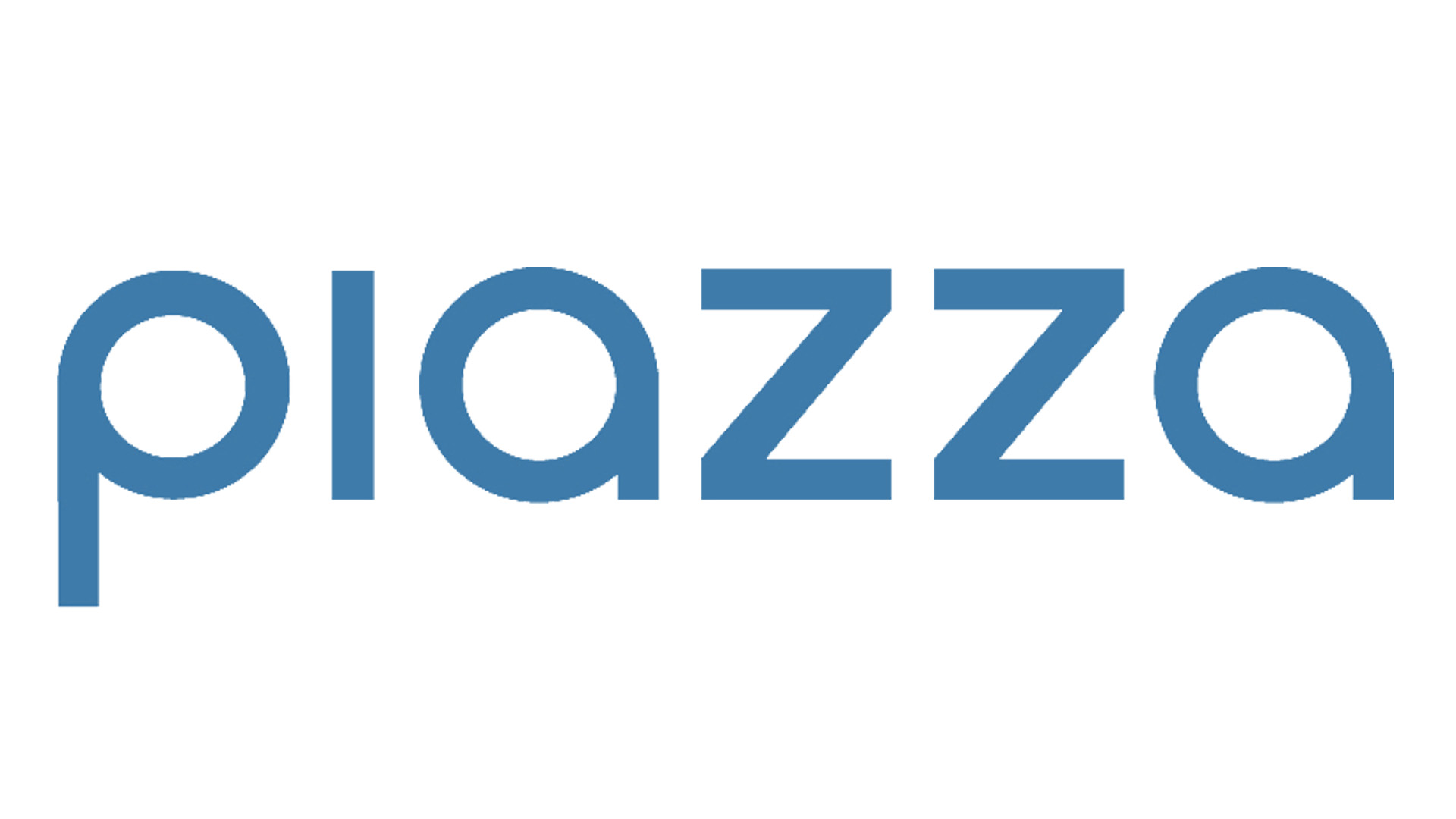 The logo of Piazza.