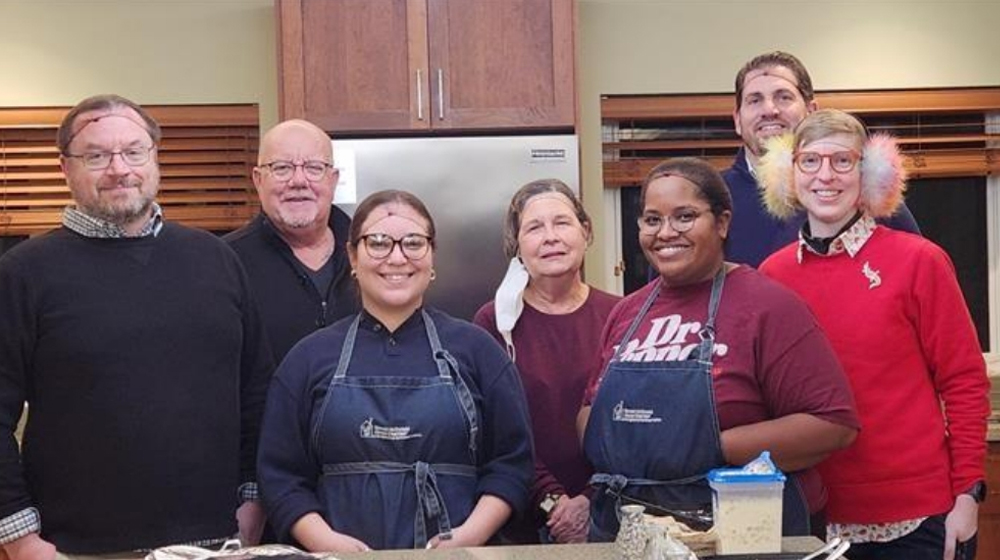ITS Members preparing meals supporting Ronald McDonald House