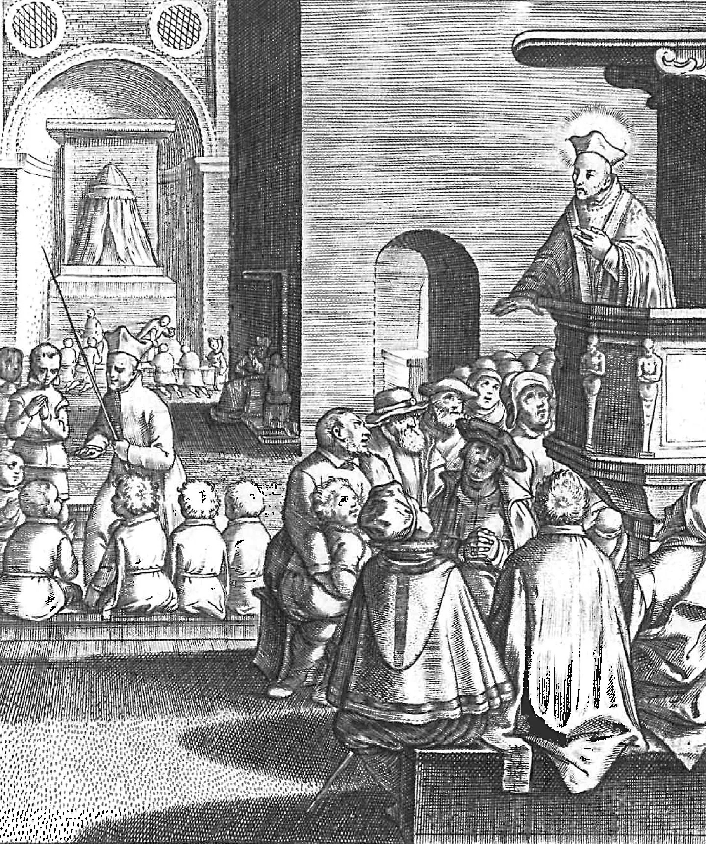 St. Ignatius of Loyola teaching