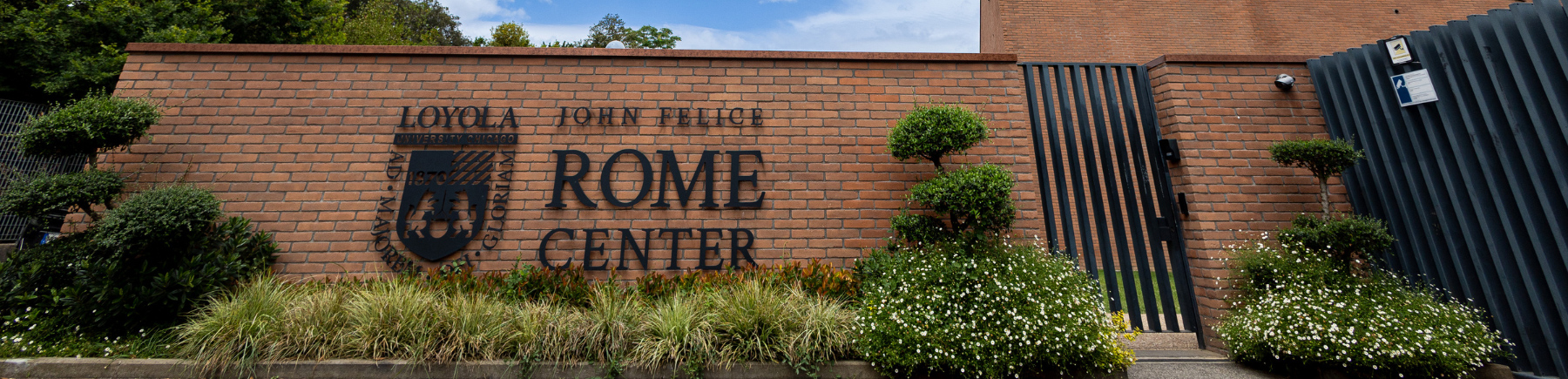 Exterior of the John Felice Rome Center.