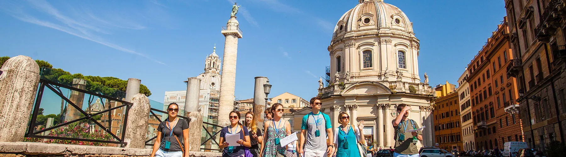 Experience what thousands of Rome Center alumni have already come to know: 
The world is our classroom.
