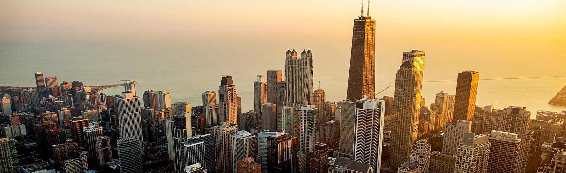 Aerial view of the water tower campus