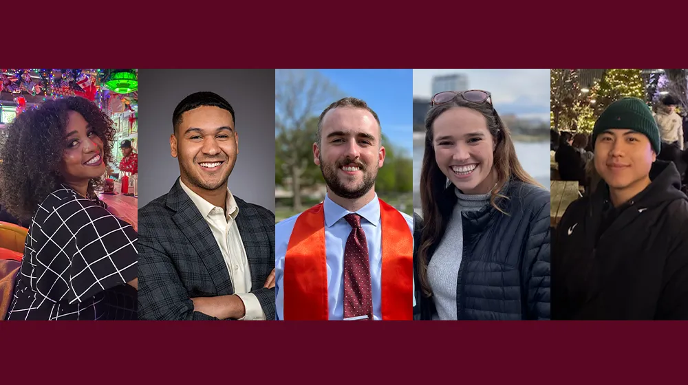 Marcelle Dupuy, Kamal Baker, Jack McNabb, Betsy Poehlman, and Travis Pham