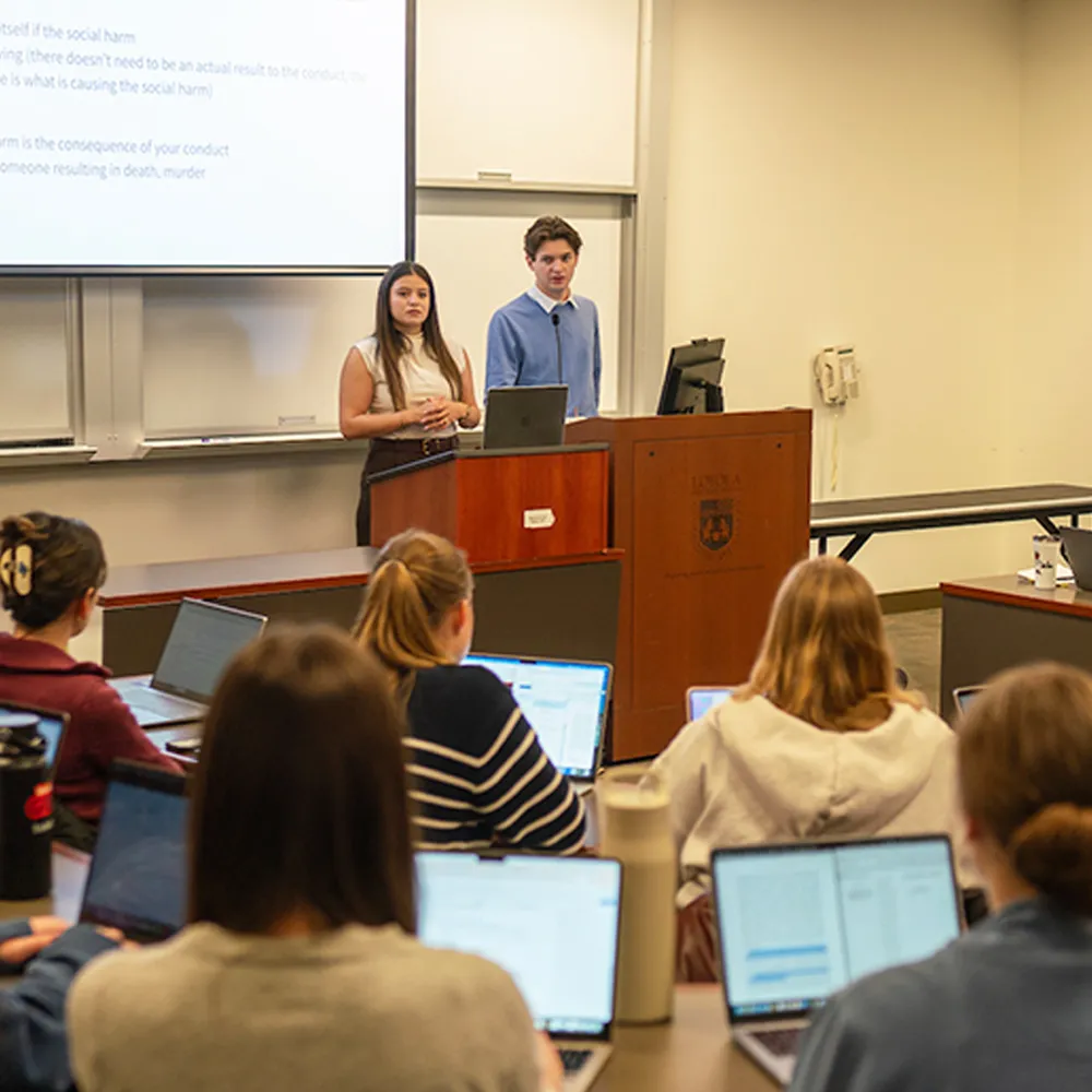 2Ls Oriana Mejia and Liam O’Connor