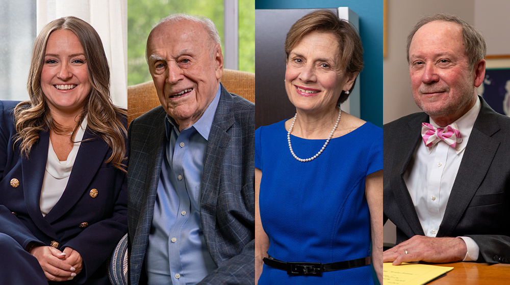 Megan Fahey Monty, Fred Lane, Mary Meg McCarthy, and Paul Vickrey