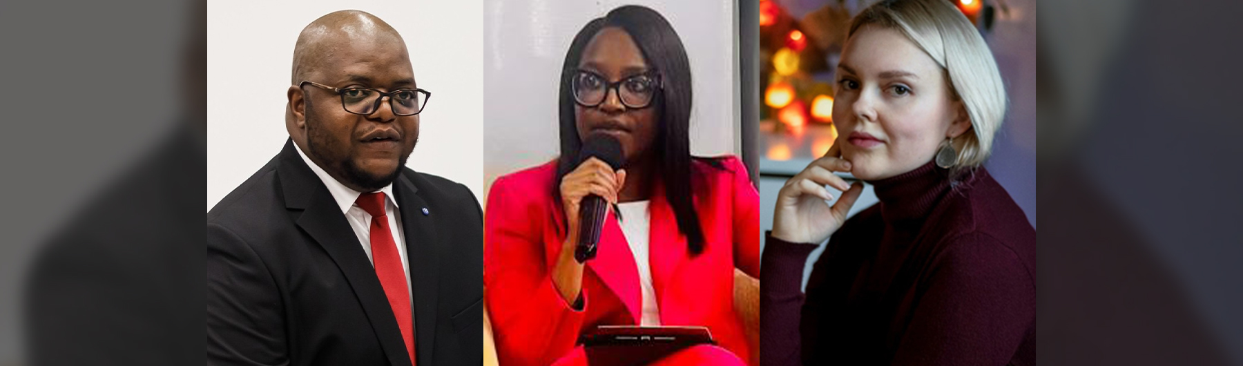 Innocent Chamisa, Rachel Mundilo, and Yuliia Melnyk