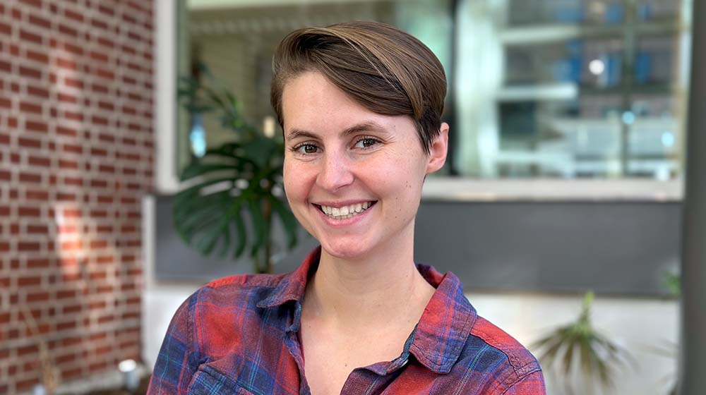 A headshot of Maya Kelly. 