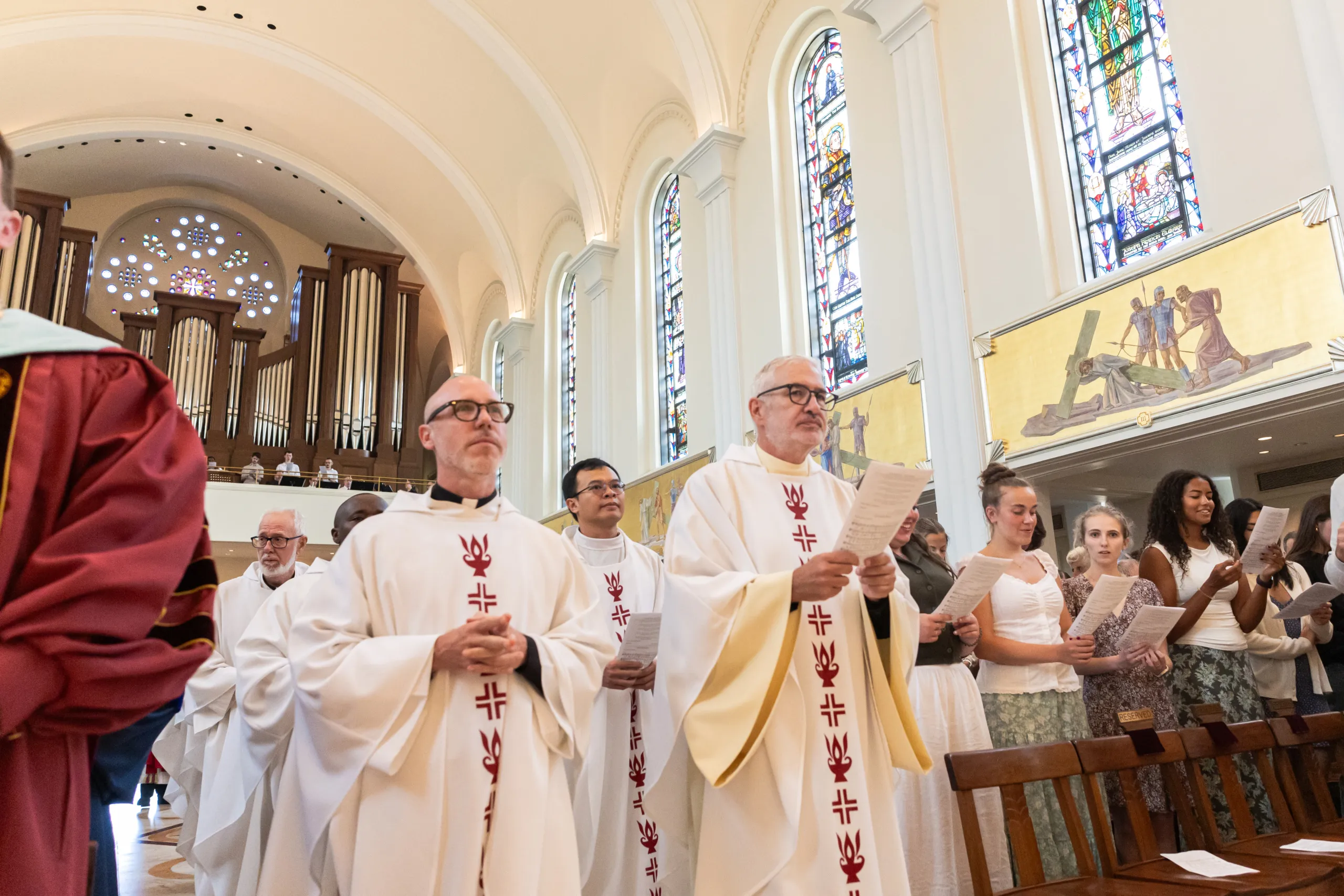 Procession during Mass of the Holy Spirit