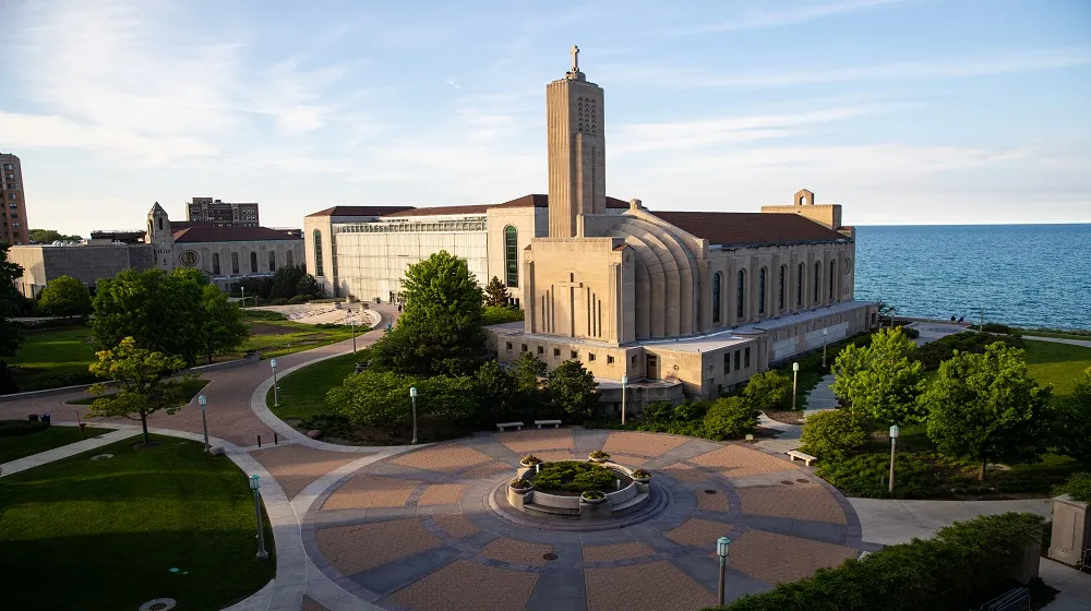 Aerial image of Madonna della Strada Chapel