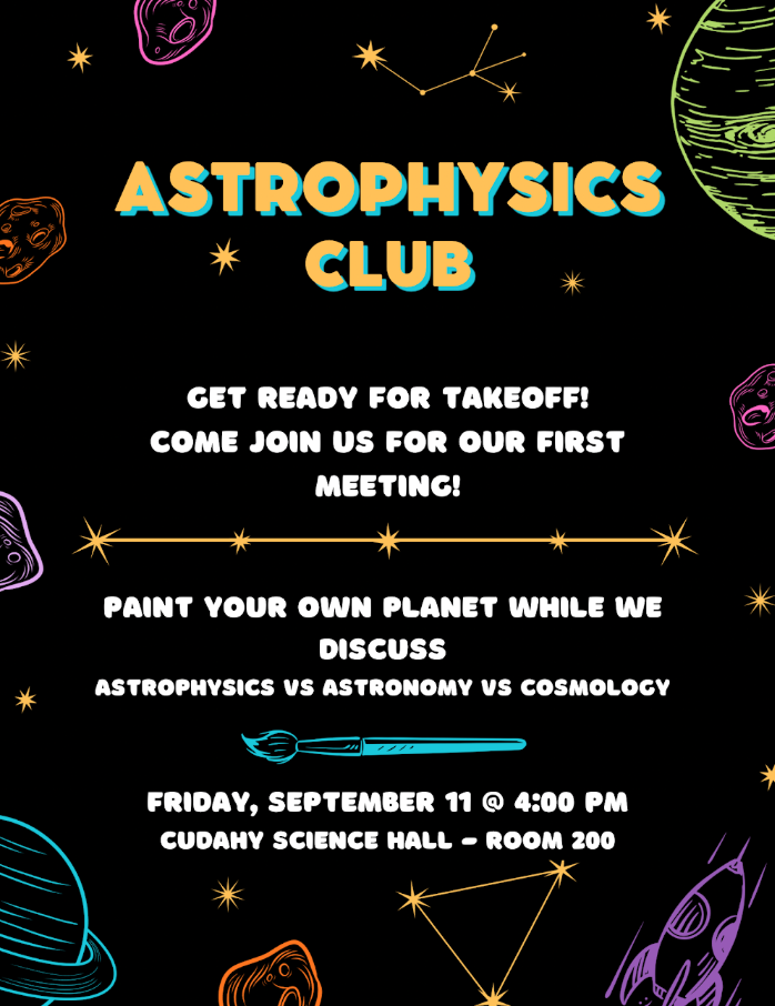 Graphic with stars and planets Graphic with stars and planets