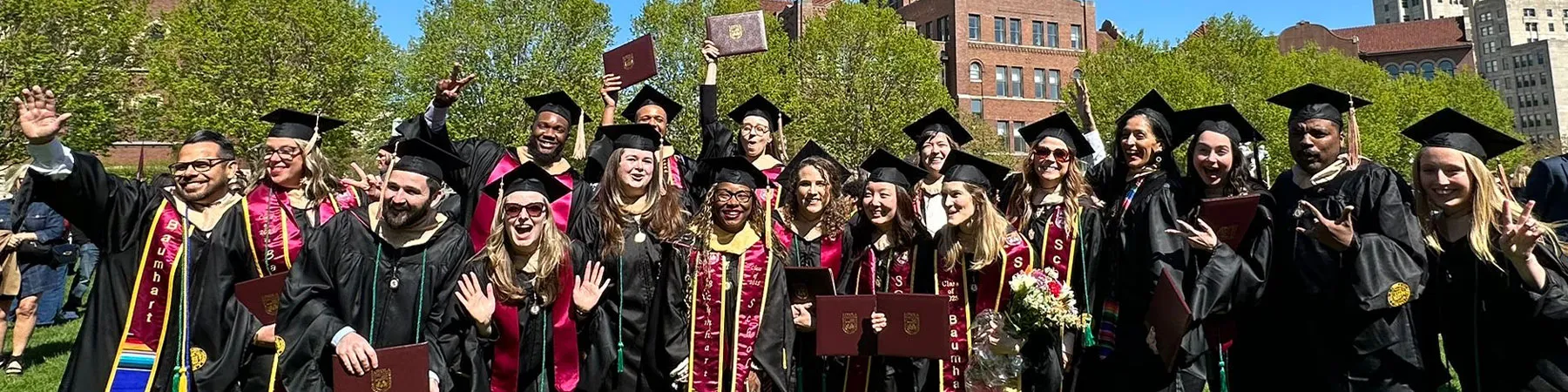 Groupe de graduation des boursiers Baumhart