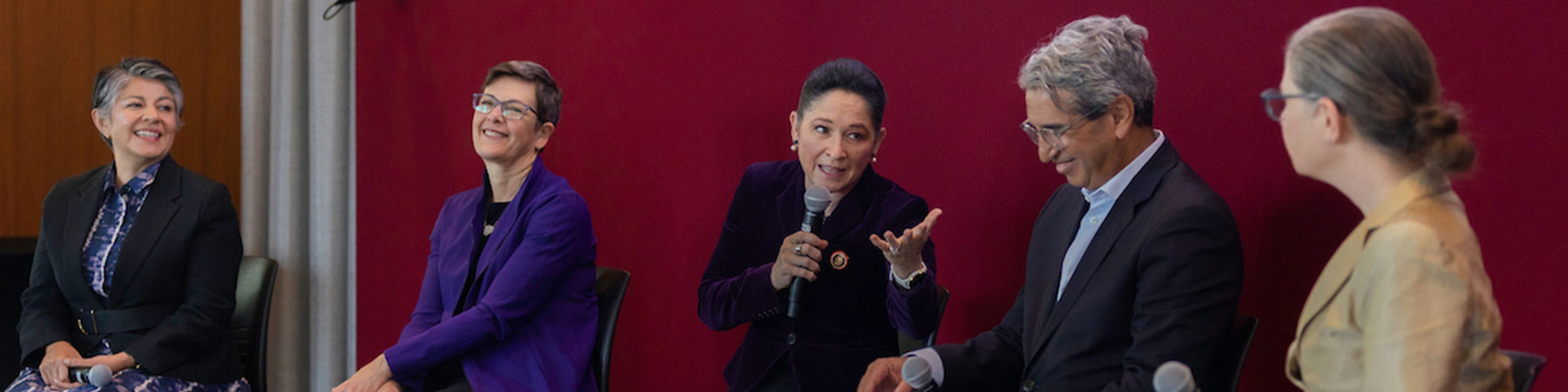 Group of panelists in discussion at Leading for Good 2026