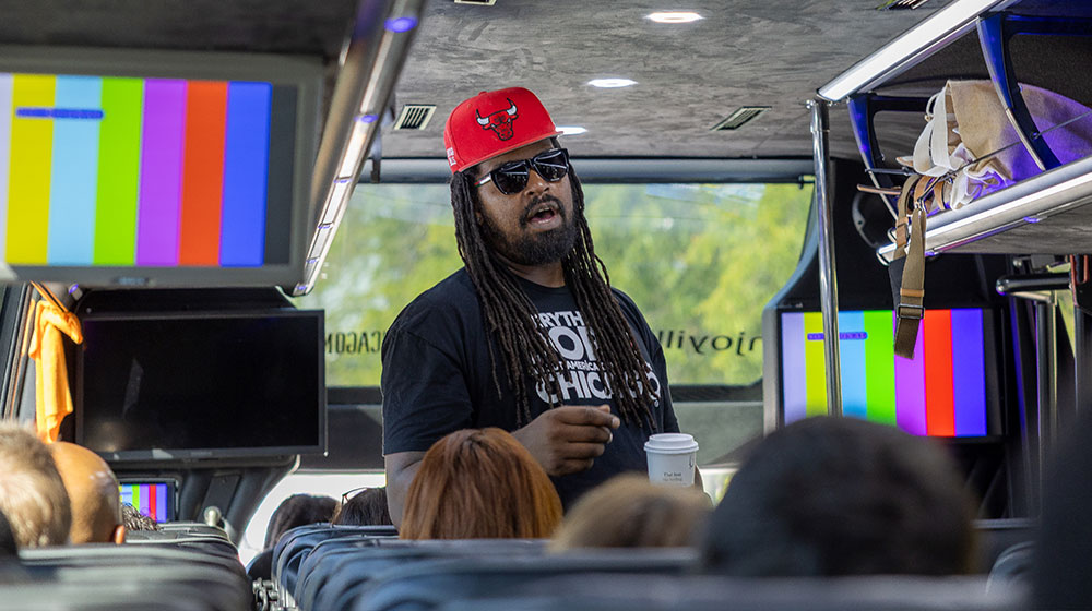 Little Village Dilla on Bus Tour