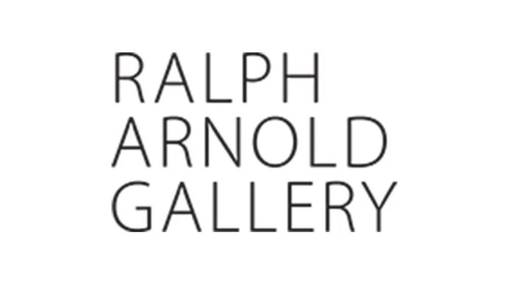 Ralph Arnold Gallery logo text on white background.
