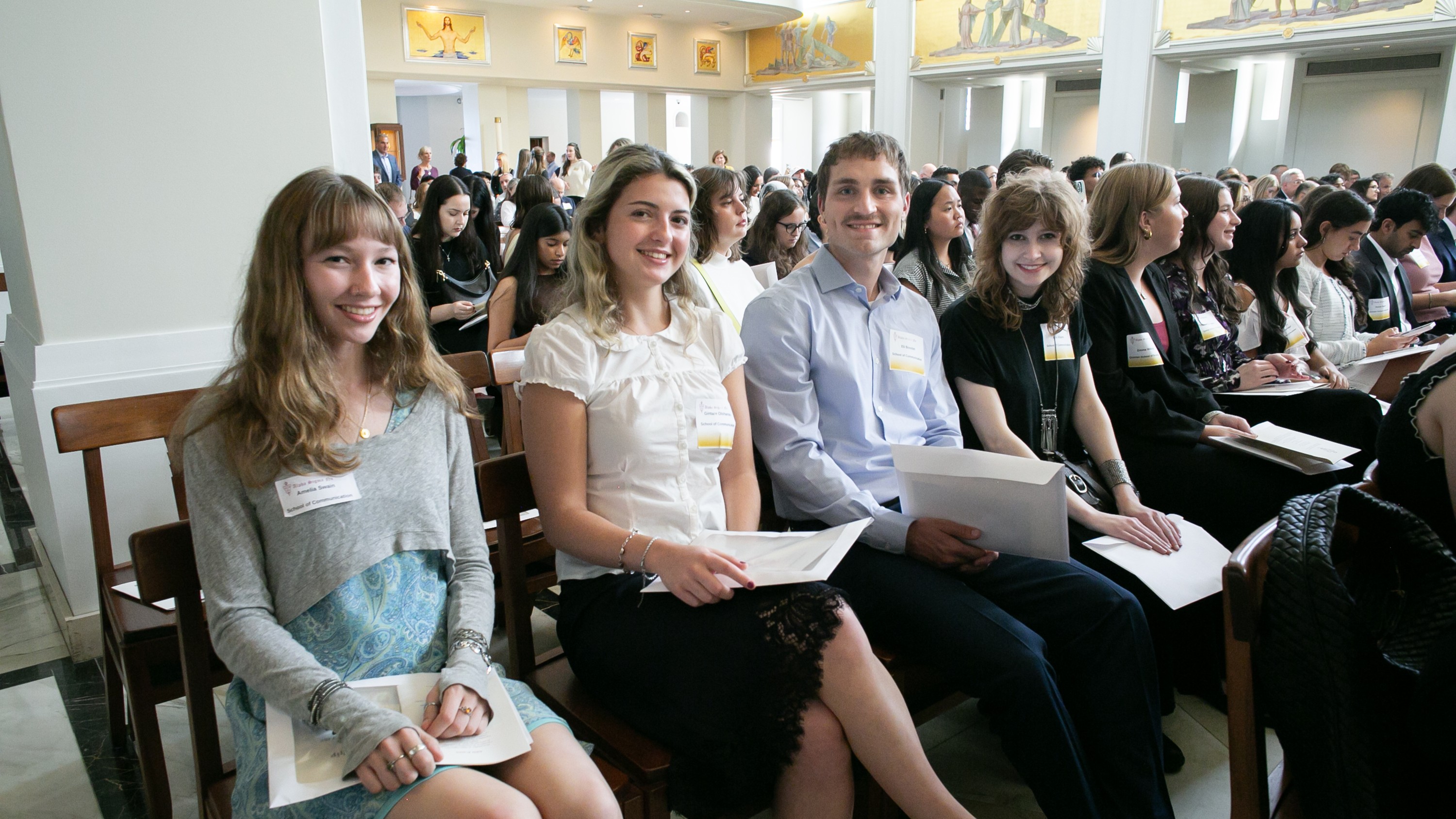 Student inductees as ASN Induction Ceremony