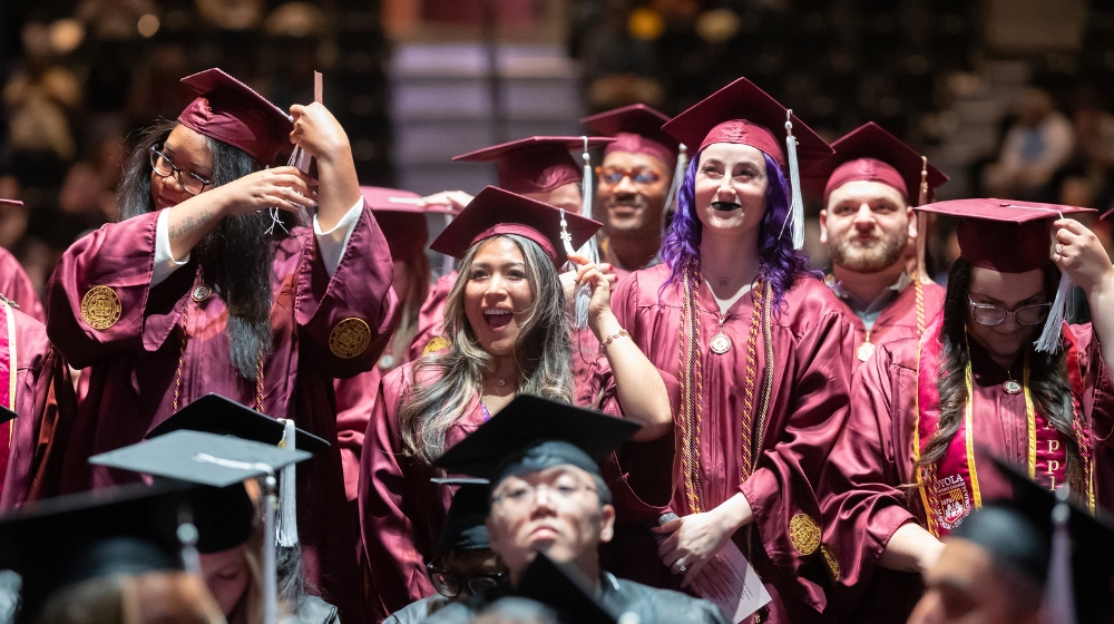 Loyola SCPS graduates cheer at Commencement 2025