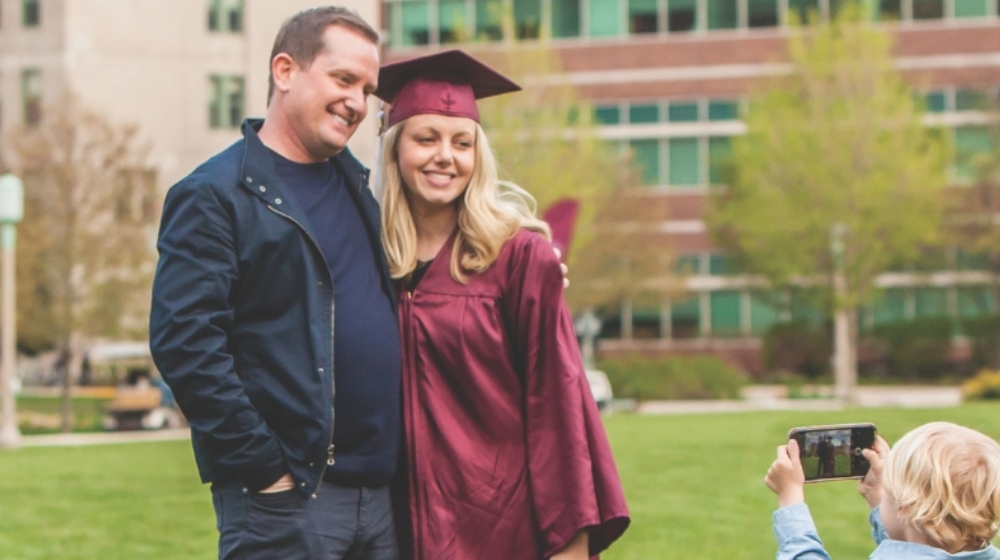 SCPS student at graduation