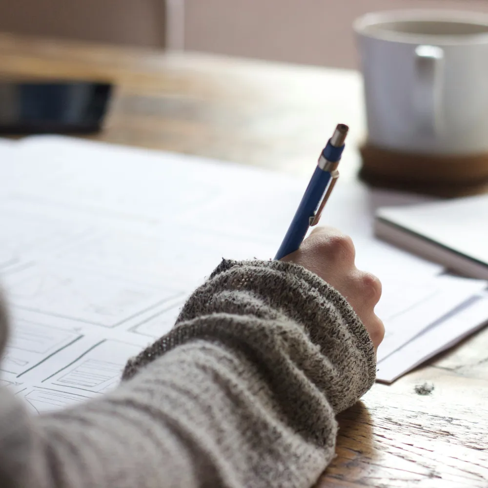 Student applying for scholarship grant