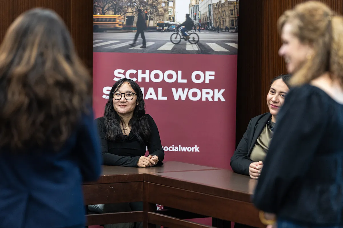 Students present their research to the Center for Immigrant and Refugee Accompaniment