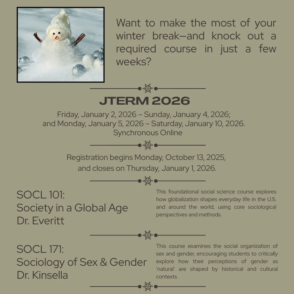 JTerm 2026 Dates and Course Offerings JTerm 2026 Dates and Course Offerings