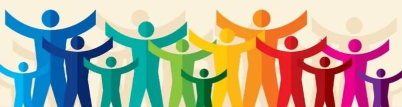 colorful graphic of human figures