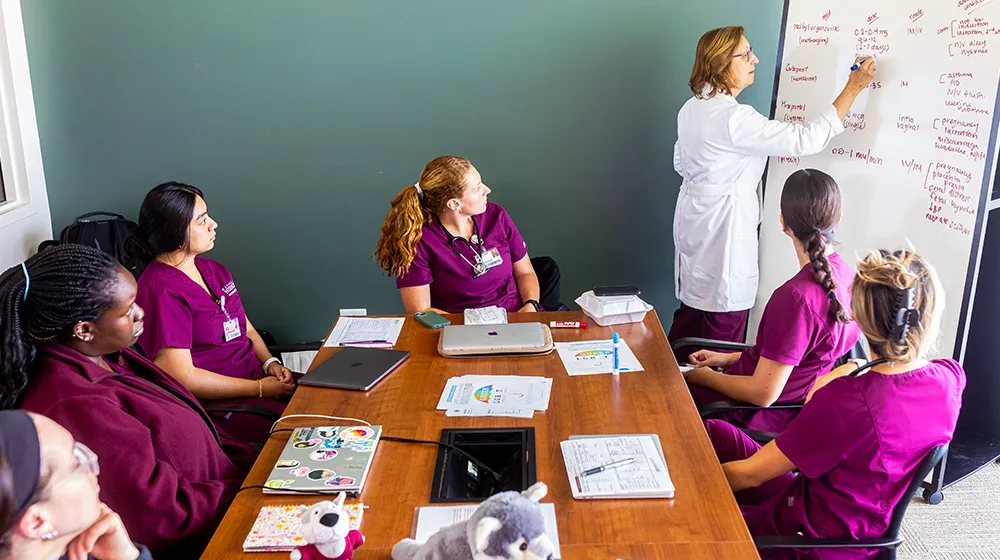 Loyola nursing students get training as they transition into their career paths