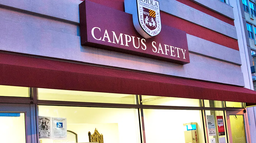 Exterior of Campus Safety Building