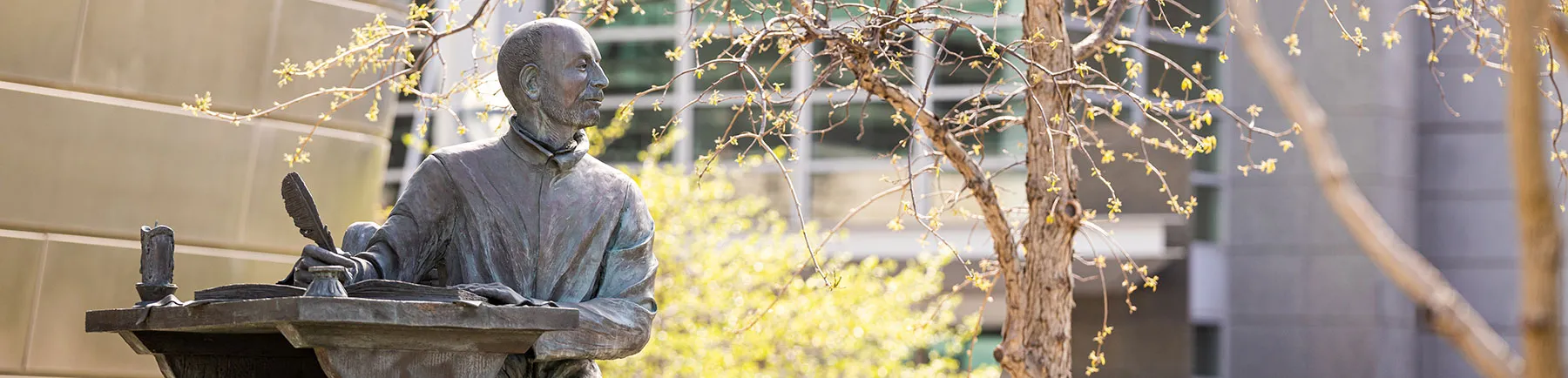 Dumbach Hall on the Loyola University Chicago Lake Shore Campus.