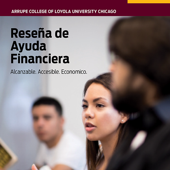 Image of financial aid brochure - Spanish