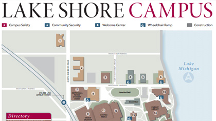 Graphic of the LSC map