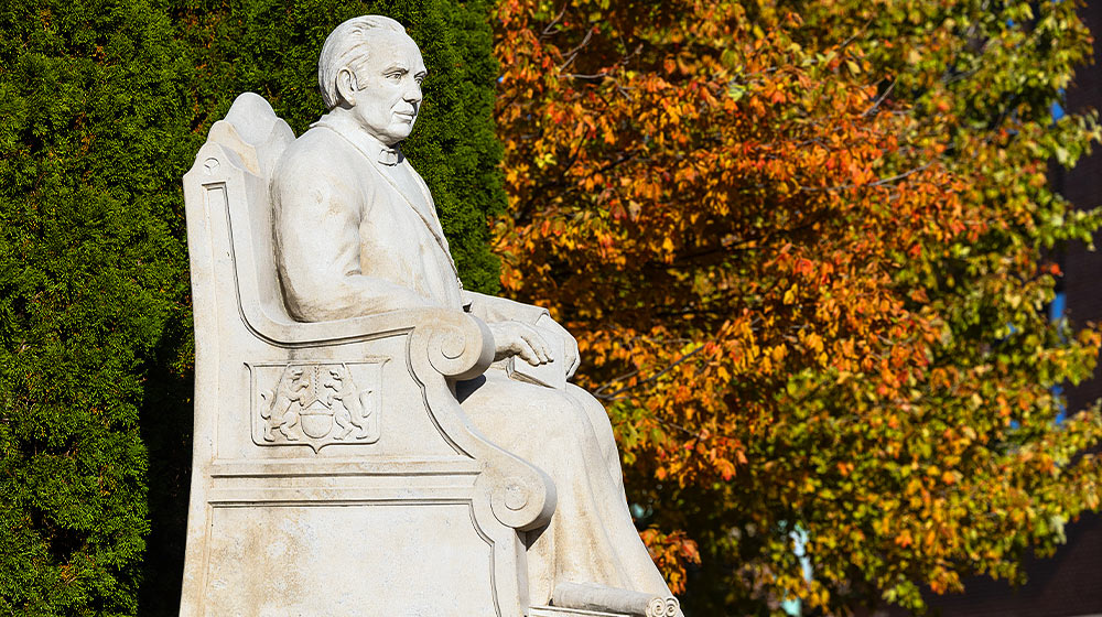 Statue of Fr. Arnold Damen
