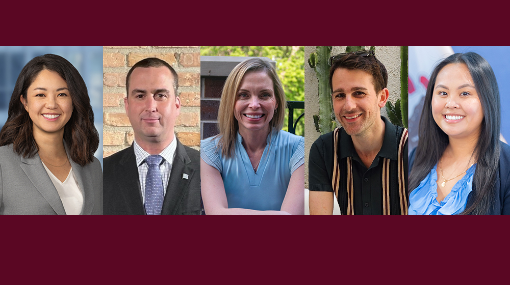Lauren Segal, Brian Sullivan, Emily Boevers, John Michael Anzilotti, and Nancy Huynh