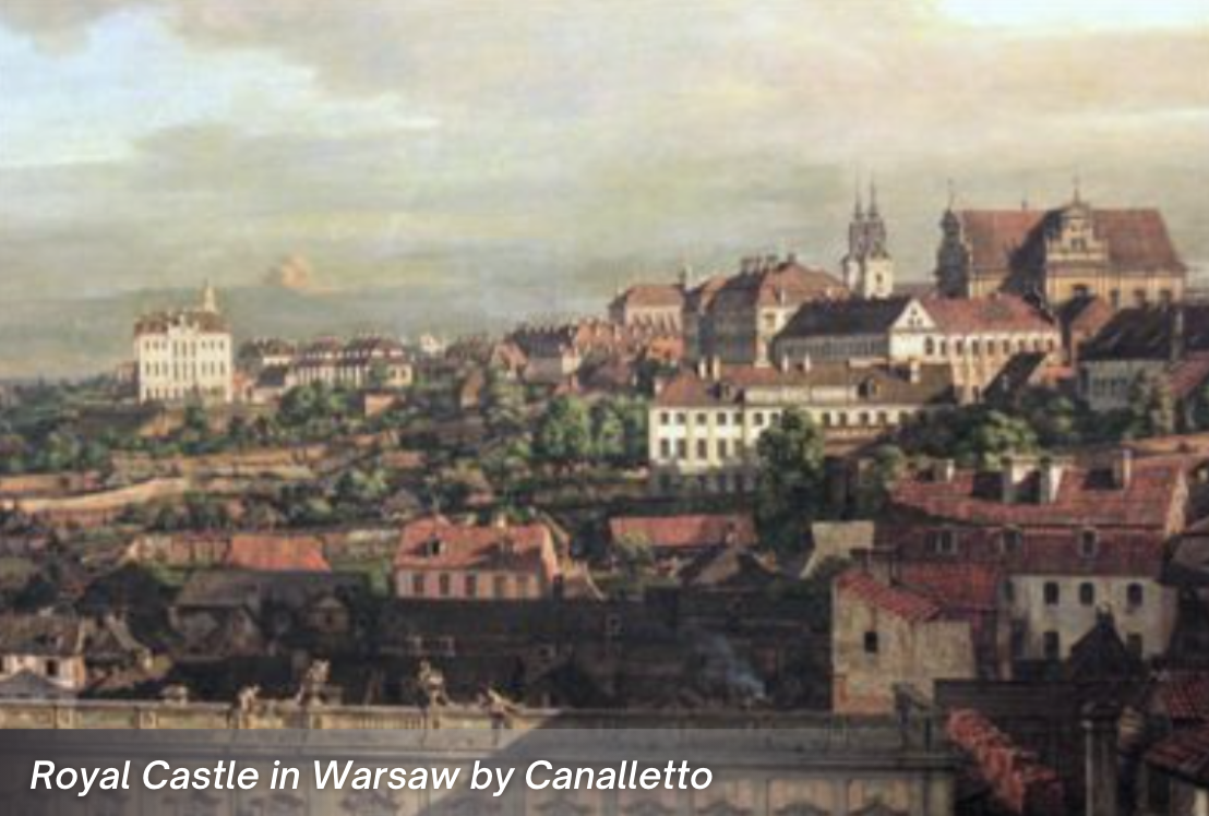 Royal Castle in Warsaw by Canalletto