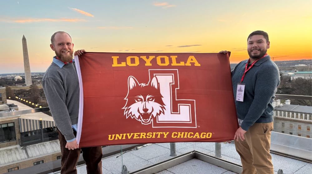 Loyola student veterans at Washington Week 2025